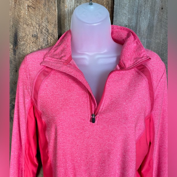 MPG Pink Coral 1/4 Zip Pullover - Size Medium - Picture 2 of 11